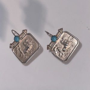 Tagliamonte 925 Italy earrings with Turquoise